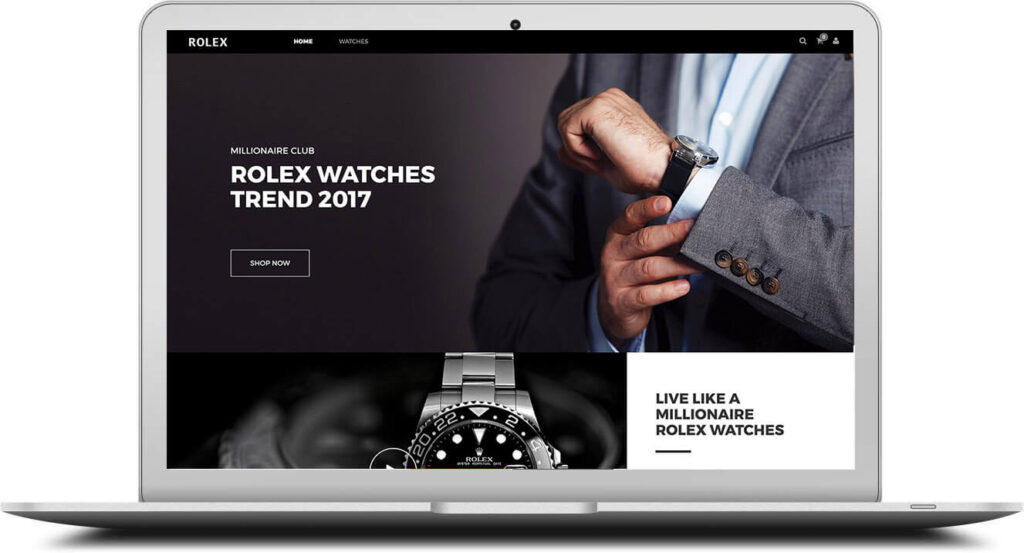 Rolex Watches - Web Design Company